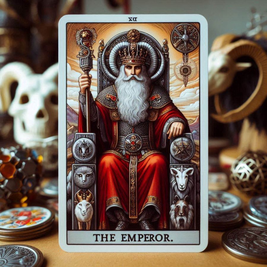 Carta de tarot El Emperador