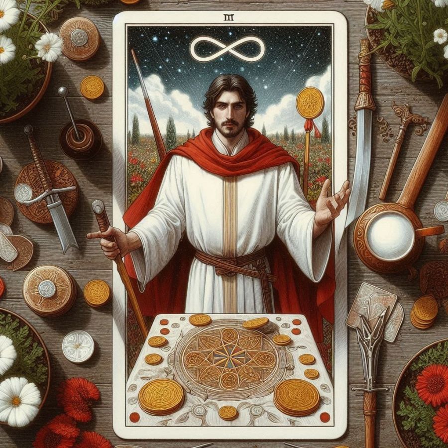 Carta de tarot El mago