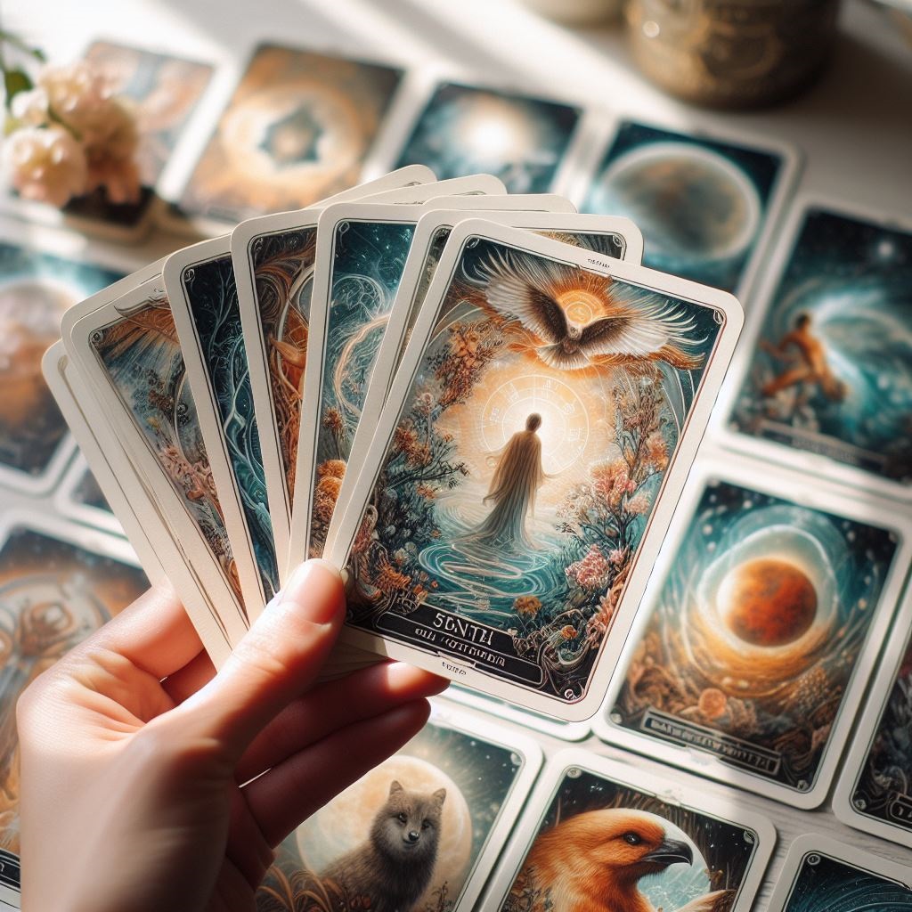 Barajas de cartas del tarot y oráculos