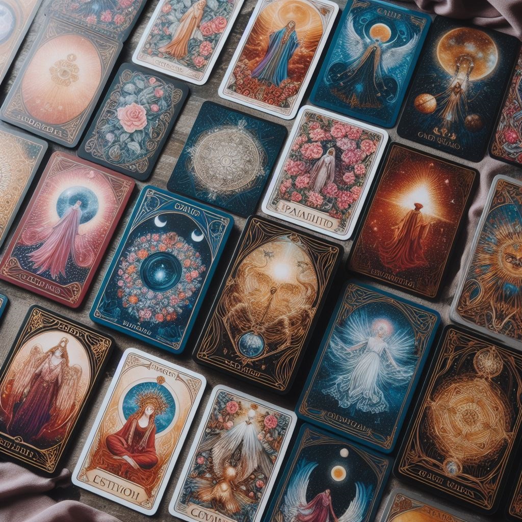 Barajas de cartas del tarot y oráculos